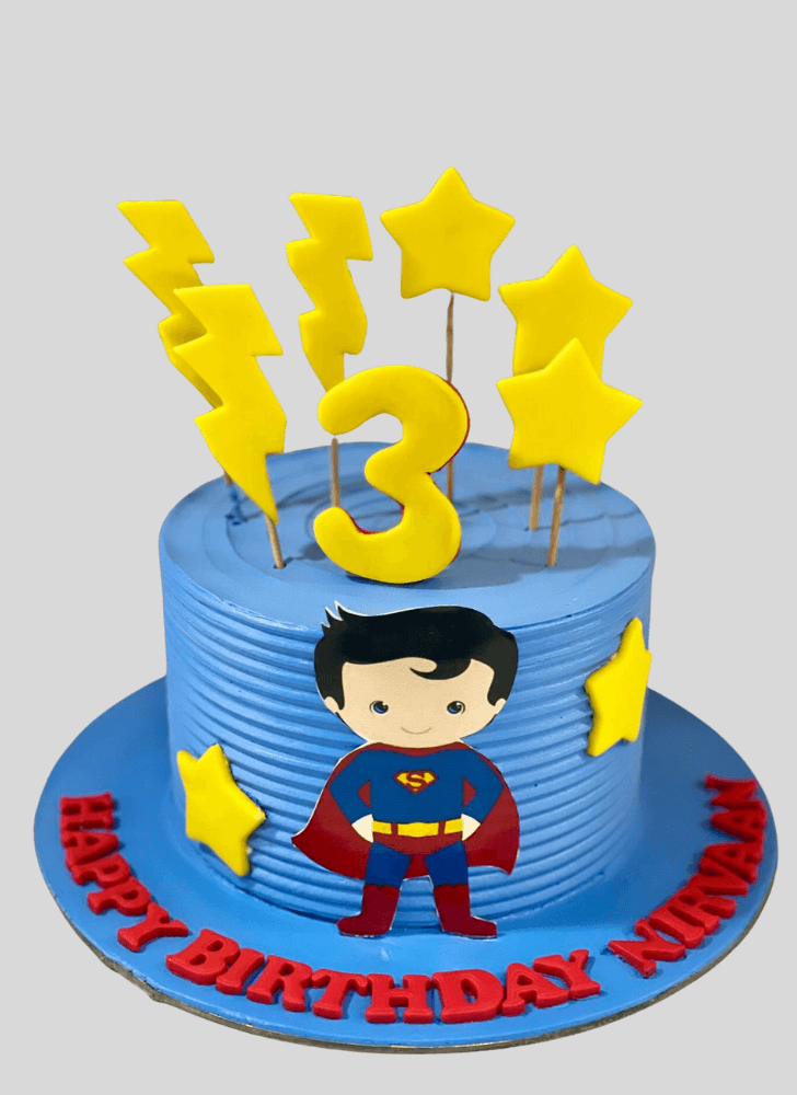 Marvelous Man of Steel Cake