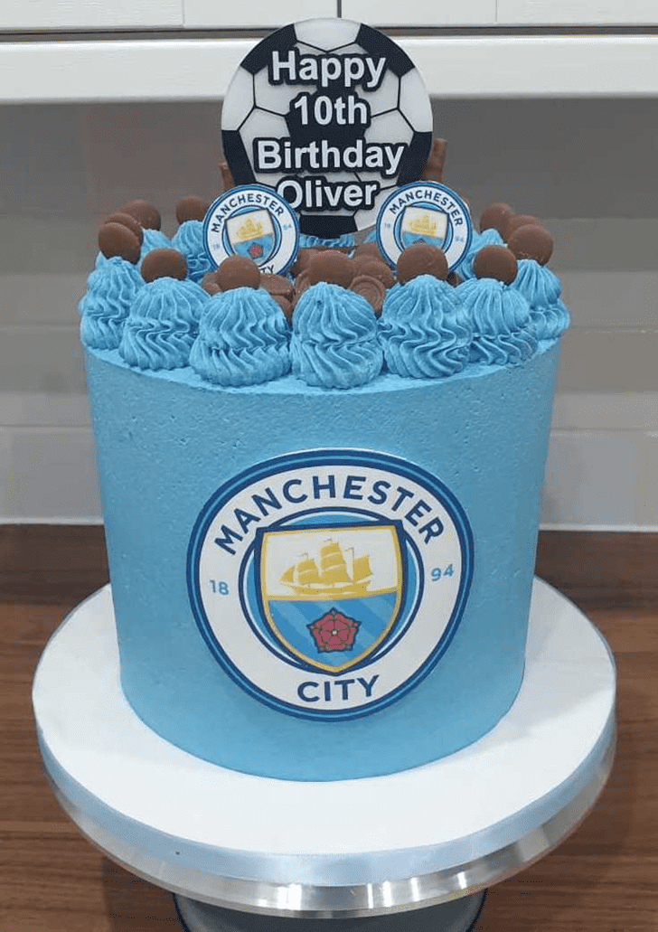 Charming Manchester City Cake