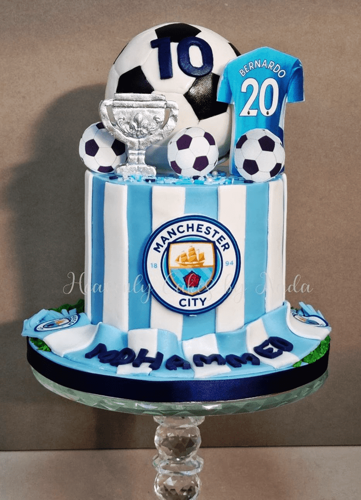 Dazzling Manchester City Cake