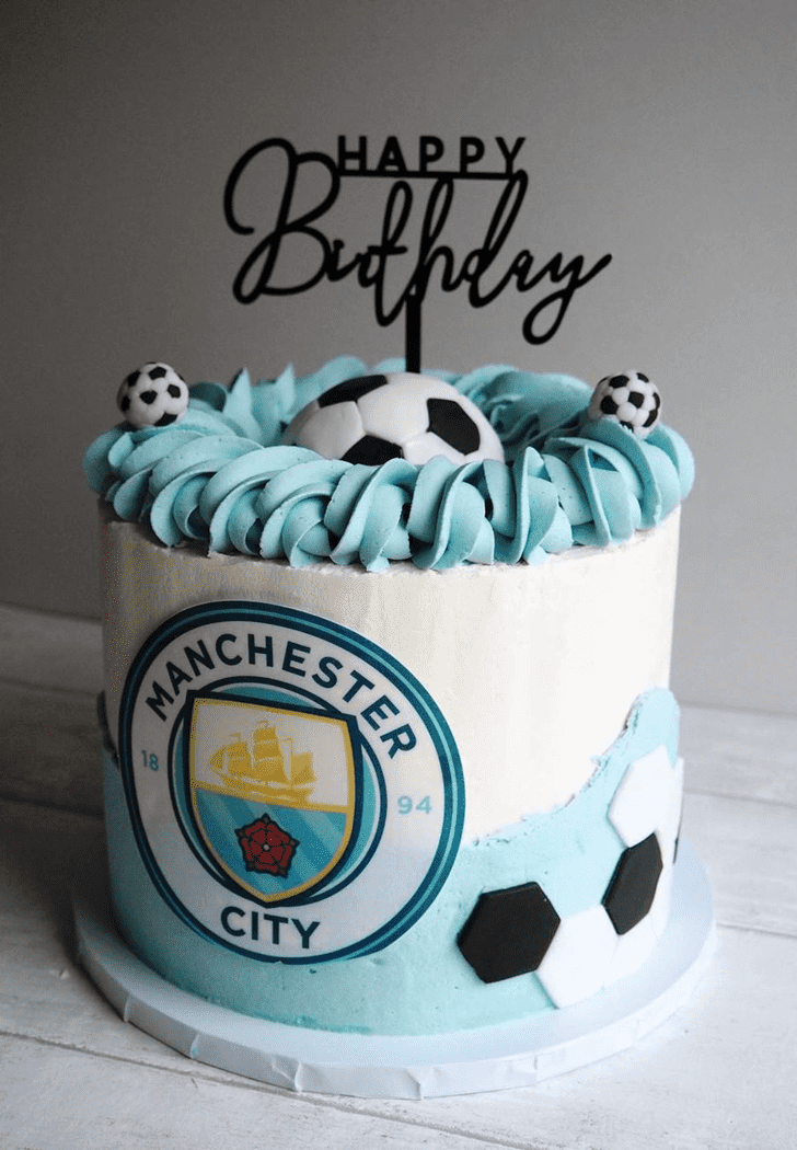 Manchester City Birthday Cake Ideas Images Pictures 