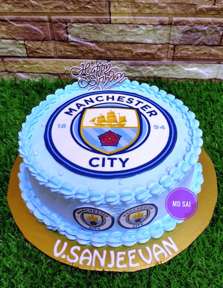 Fascinating Manchester City Cake