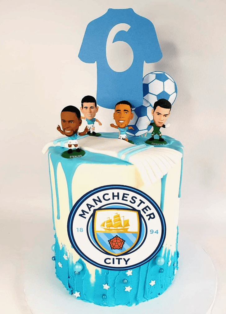 Gorgeous Manchester City Cake