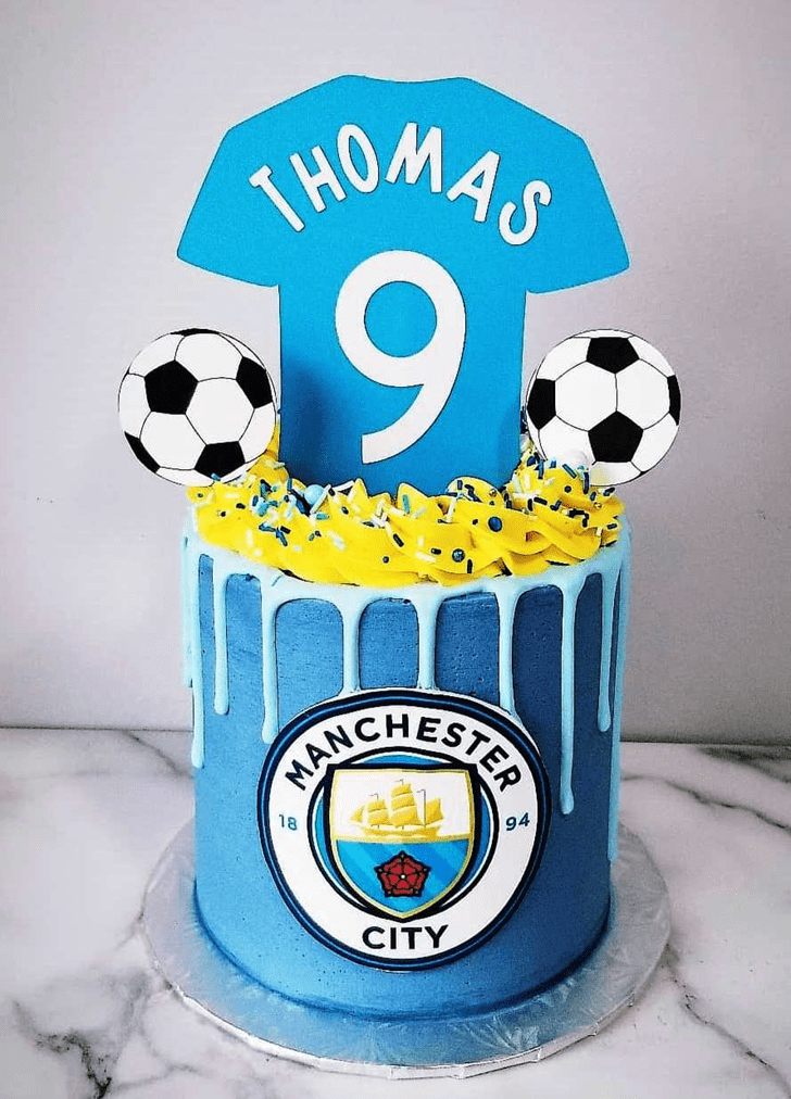 Handsome Manchester City Cake