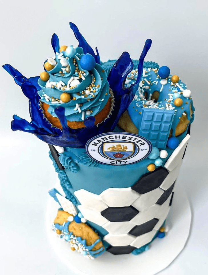 Radiant Manchester City Cake