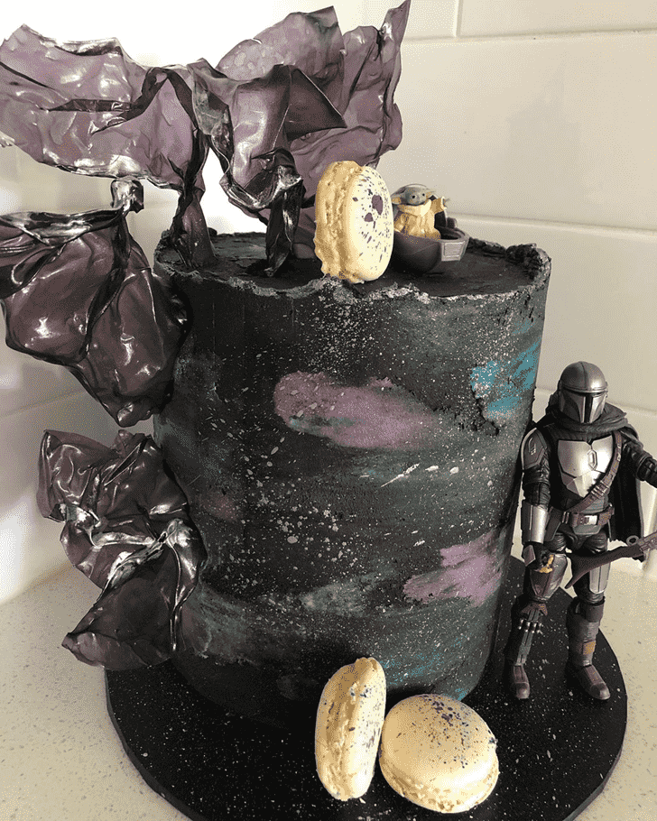 Enticing Mandalorian Cake
