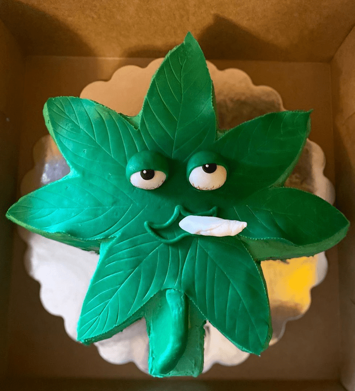 Admirable Marijuana Cake Design