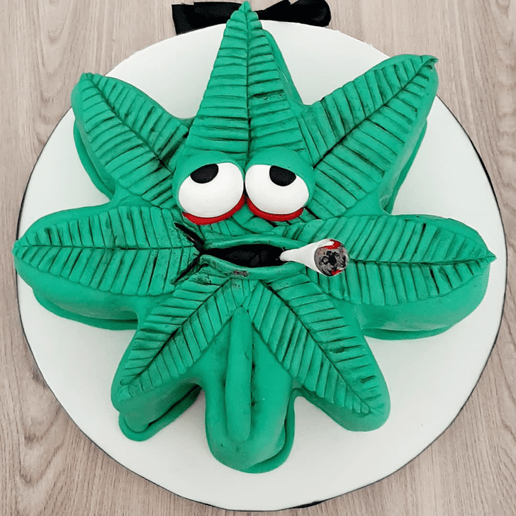 Cute Marijuana Cake