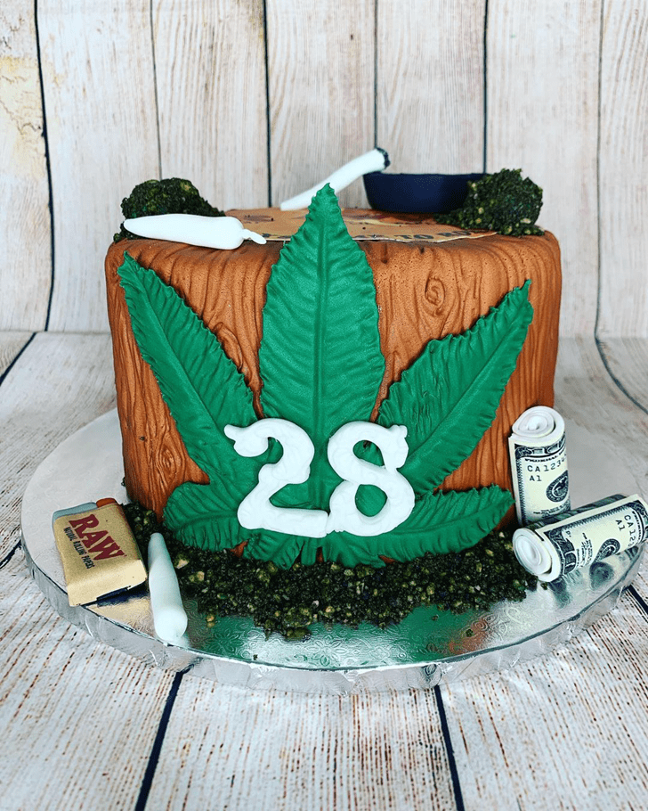 Handsome Marijuana Cake