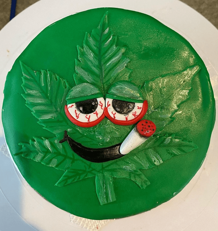 Magnetic Marijuana Cake
