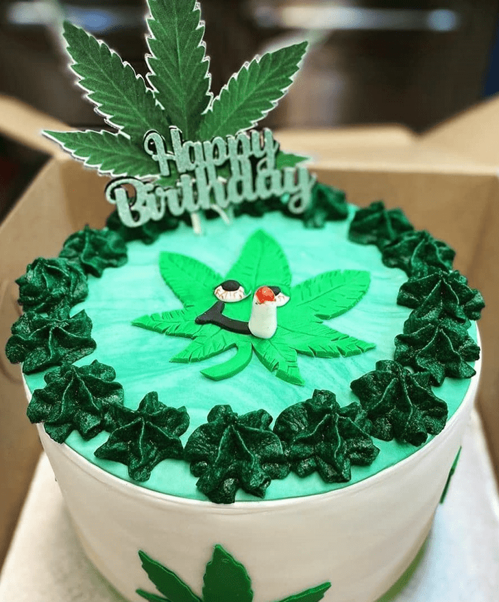 Pretty Marijuana Cake
