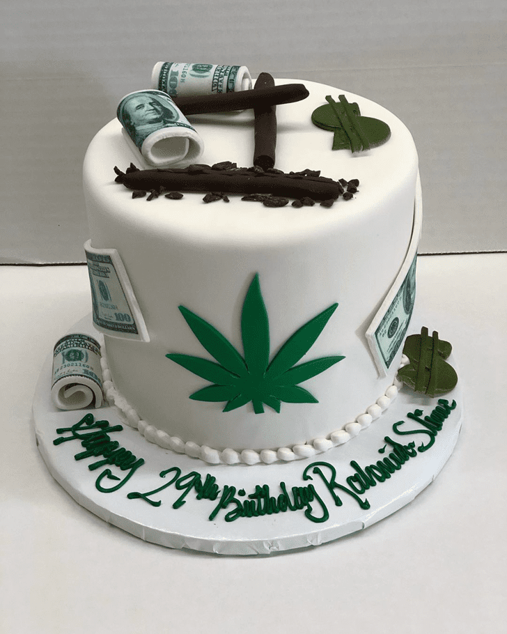 Shapely Marijuana Cake