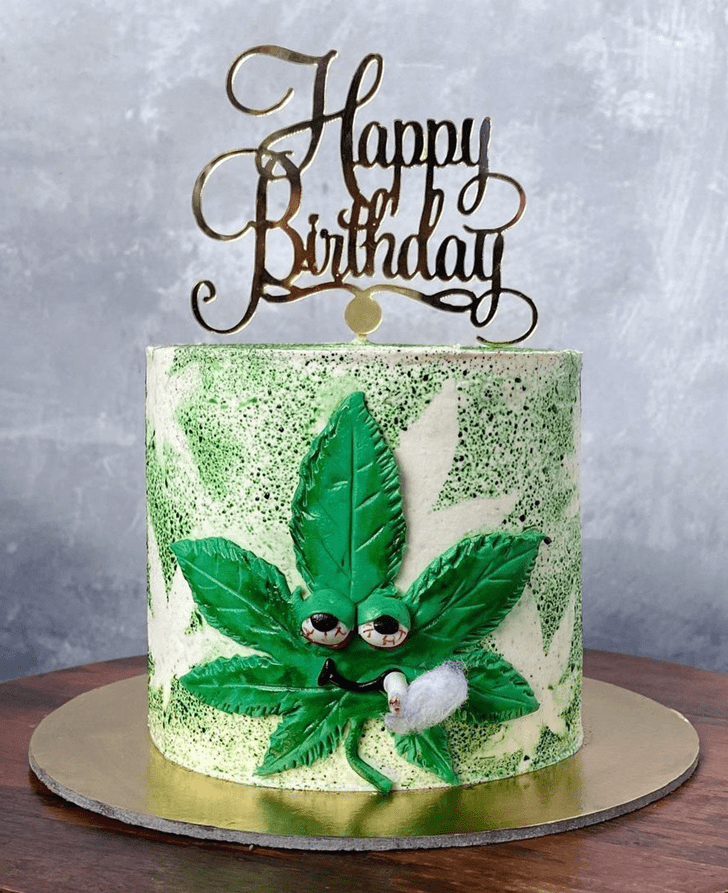 Wonderful Marijuana Cake Design