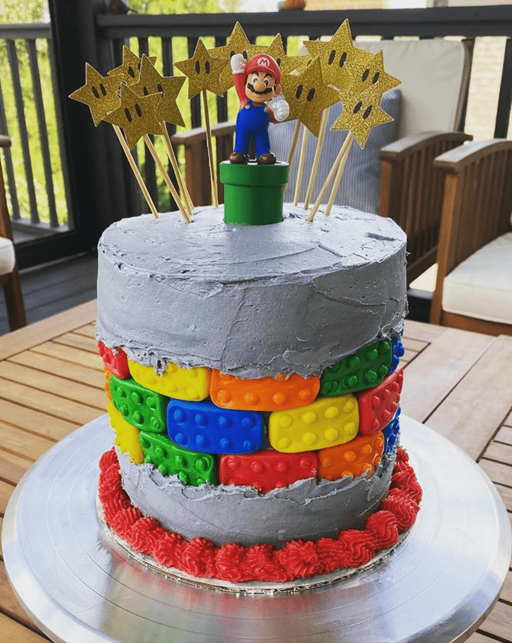 Admirable Mario Cake Design