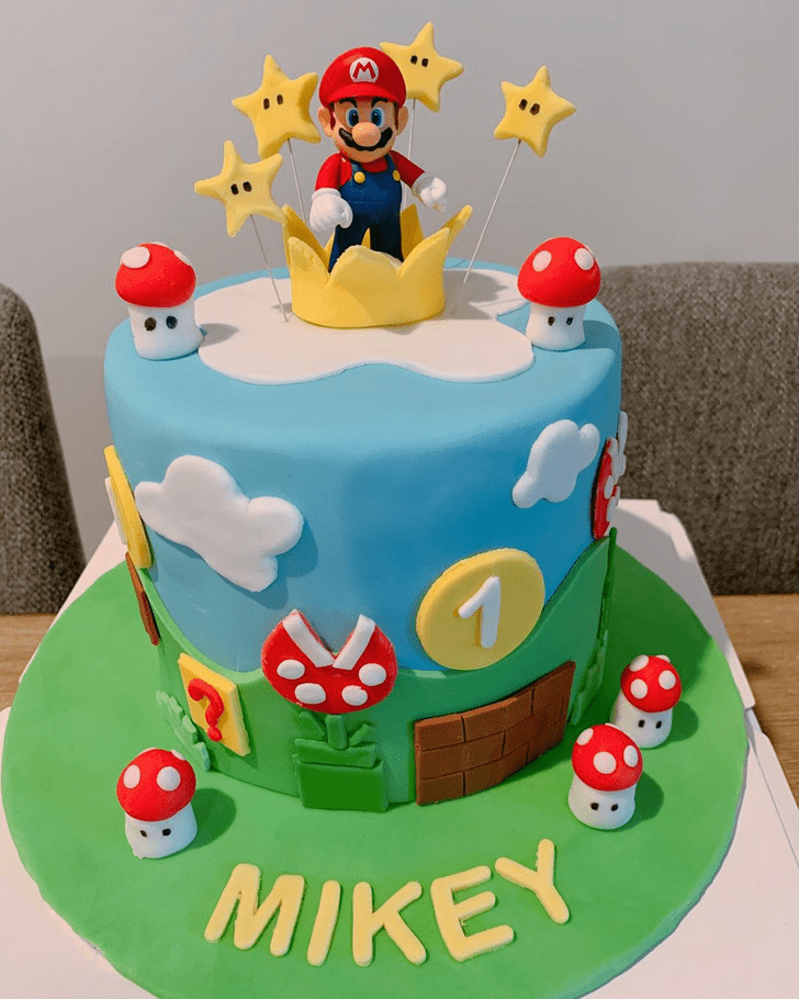 Angelic Mario Cake