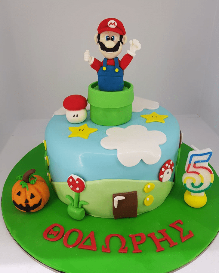 Captivating Mario Cake