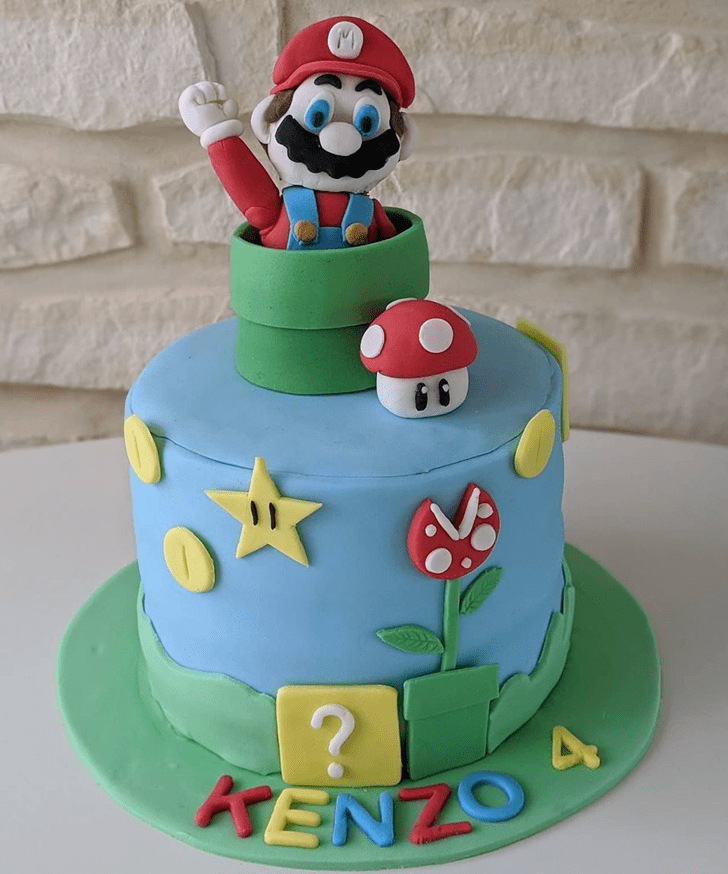 Charming Mario Cake