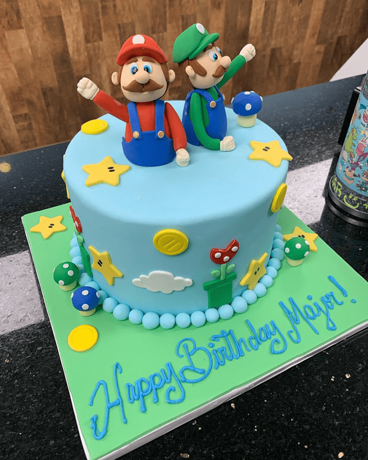 Comely Mario Cake