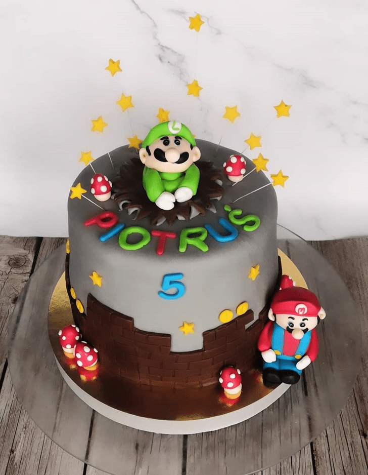 Delicate Mario Cake