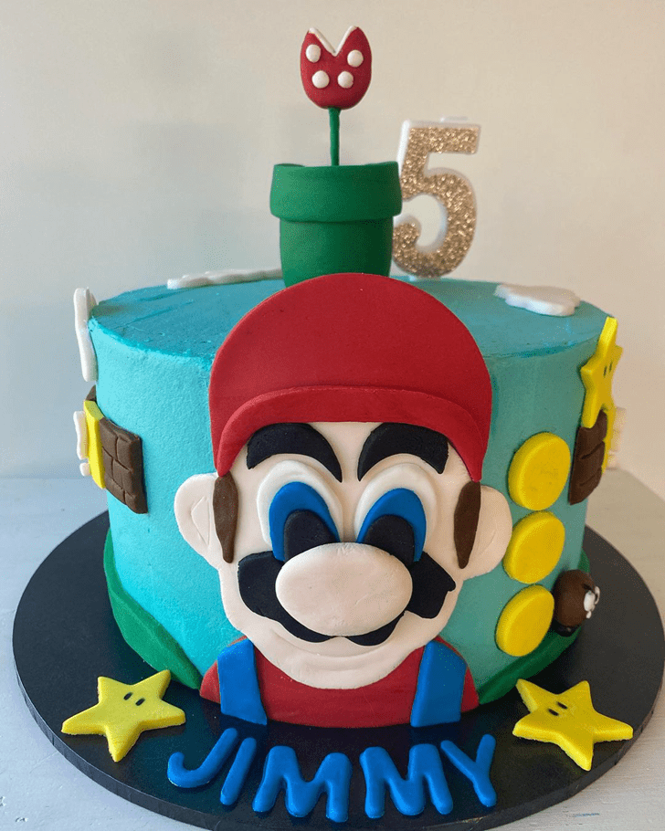 Elegant Mario Cake