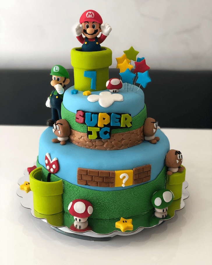 Excellent Mario Cake