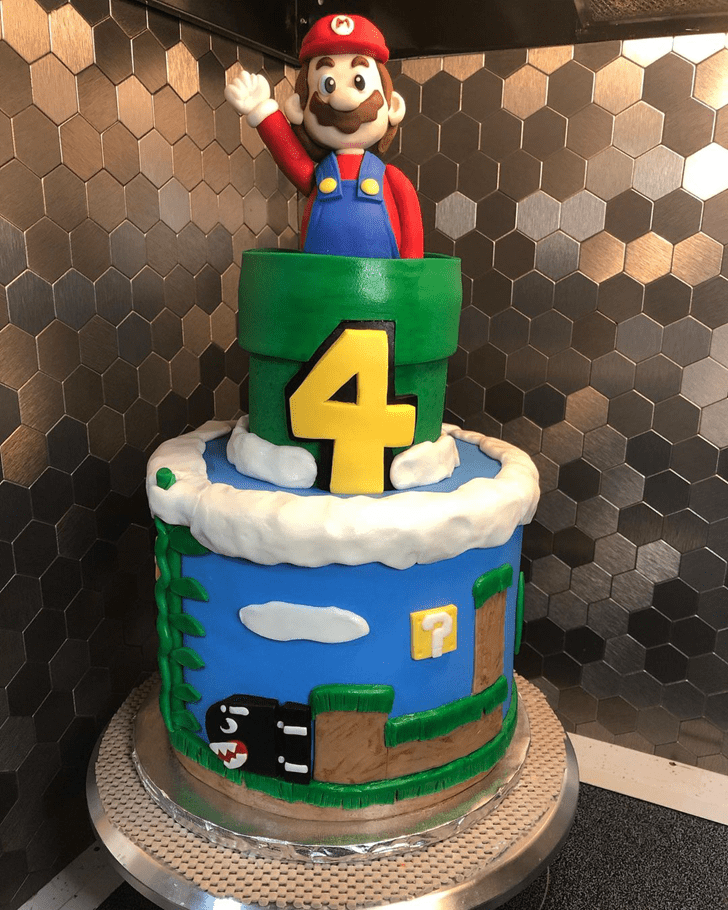 Graceful Mario Cake
