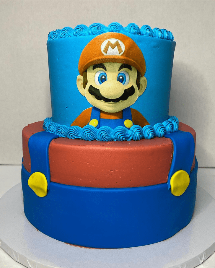 Shapely Mario Cake