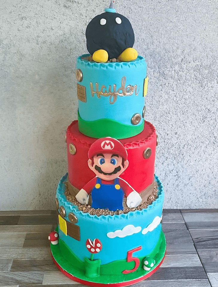 Stunning Mario Cake