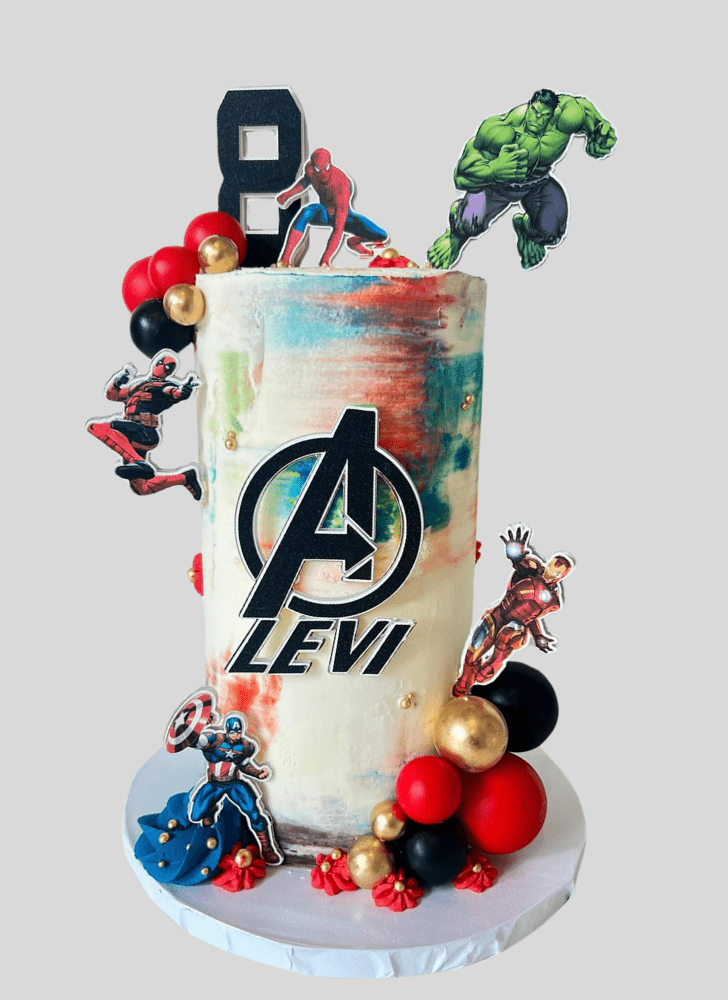 Admirable Marvel Cake Design