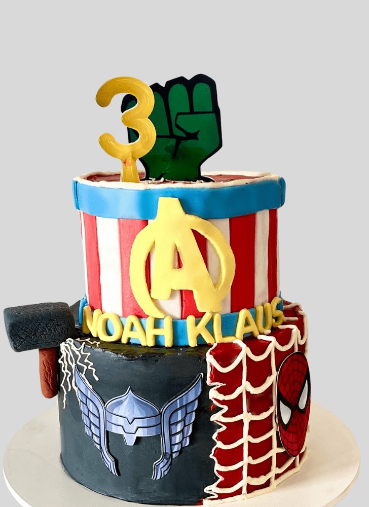 Adorable Marvel Cake