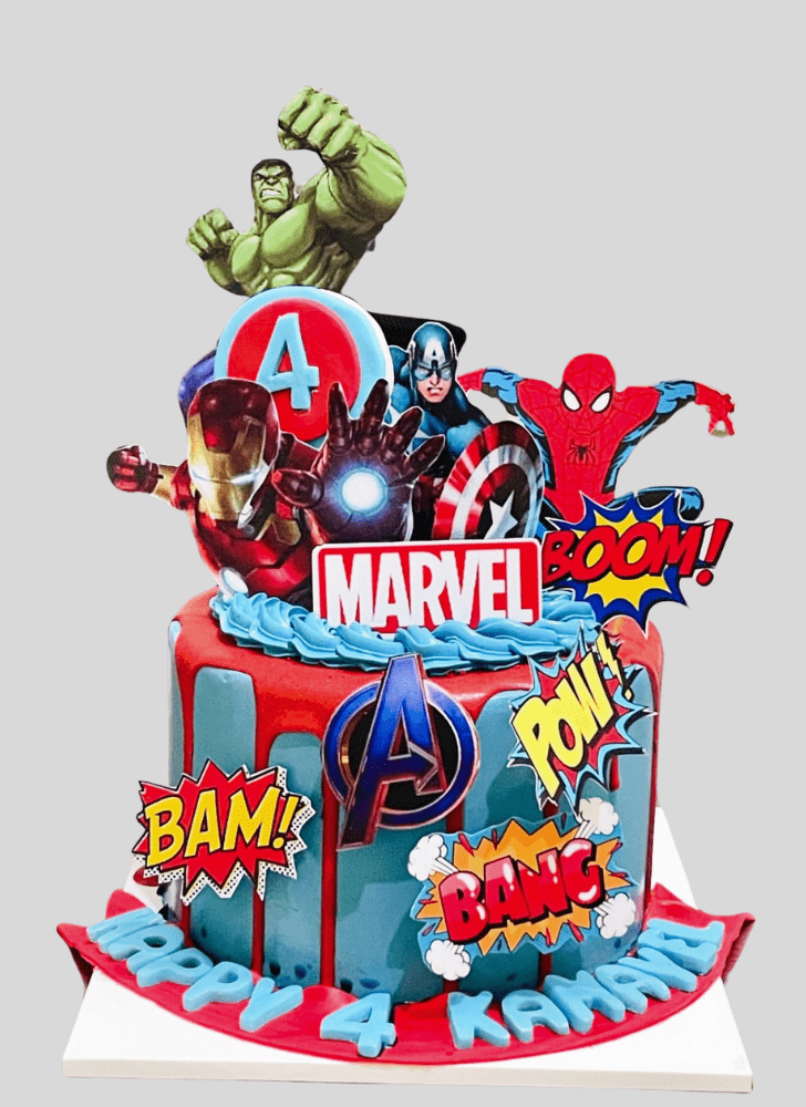 Charming Marvel Cake