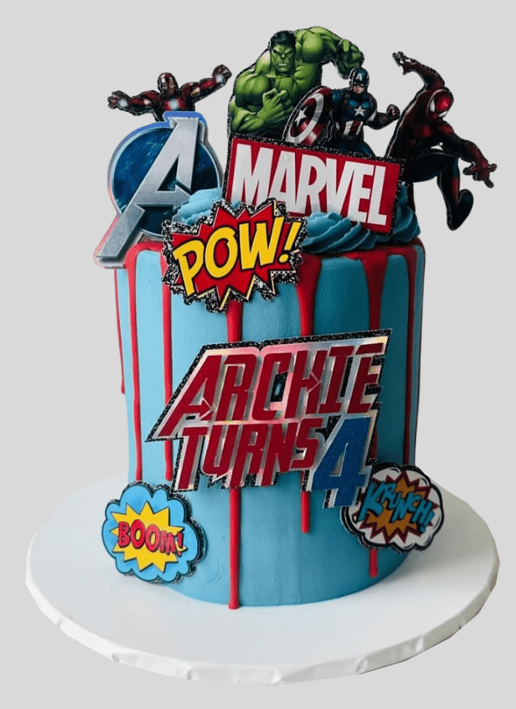 Dazzling Marvel Cake