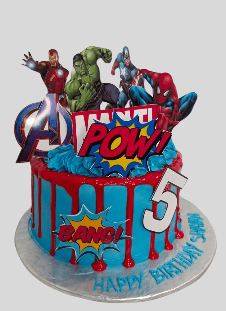 Enticing Marvel Cake