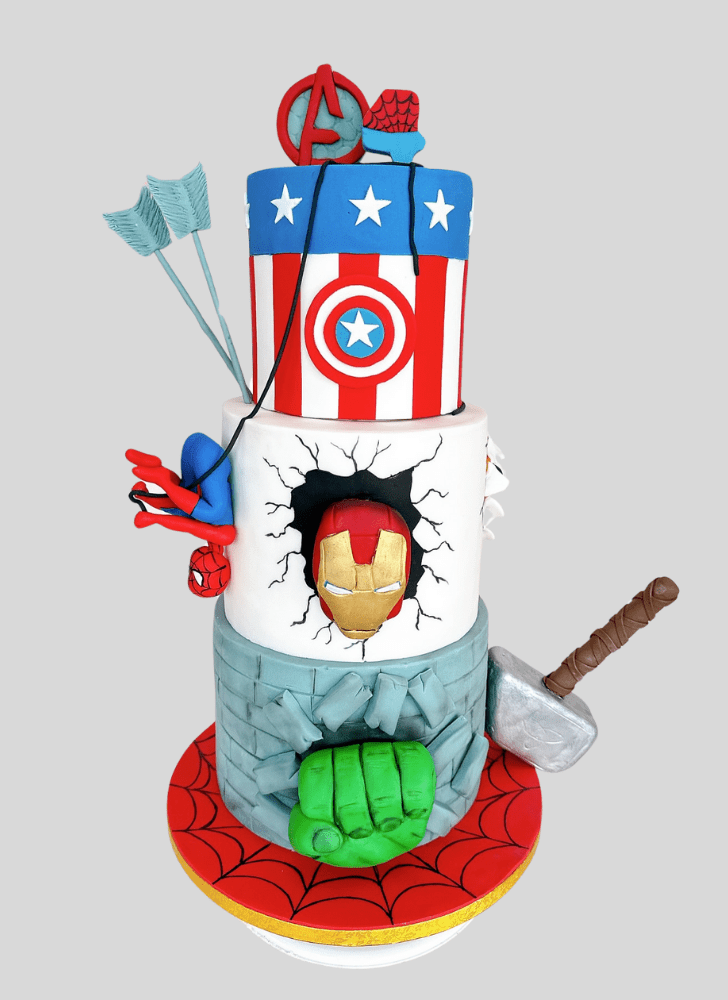 Mesmeric Marvel Cake