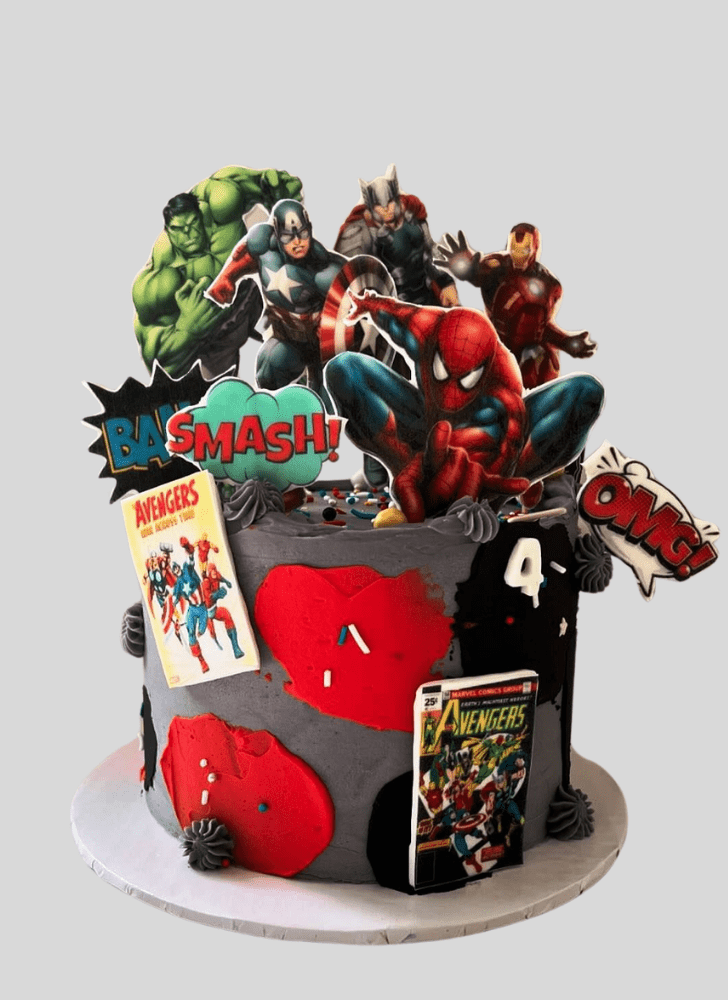 Wonderful Marvel Cake Design