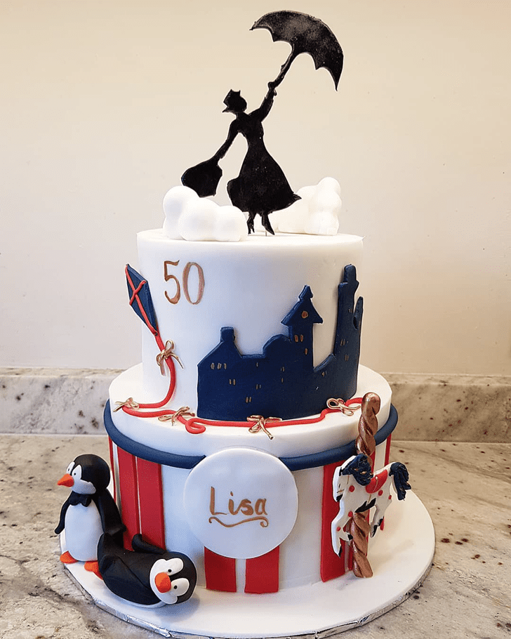 Bewitching Mary Poppins Cake