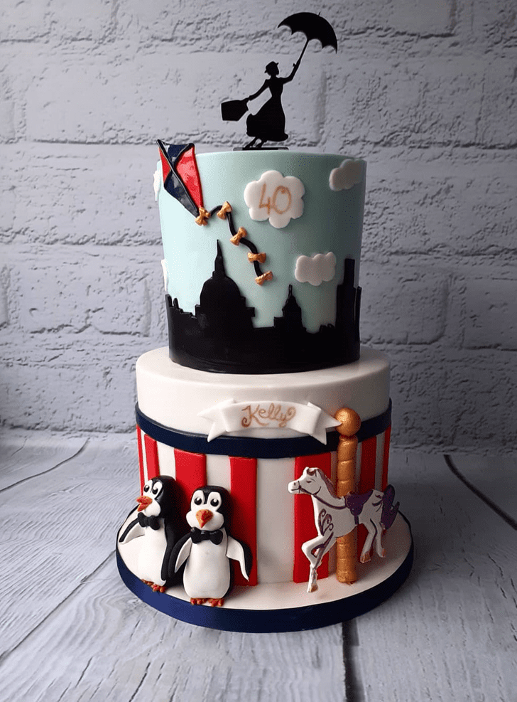 Enticing Mary Poppins Cake