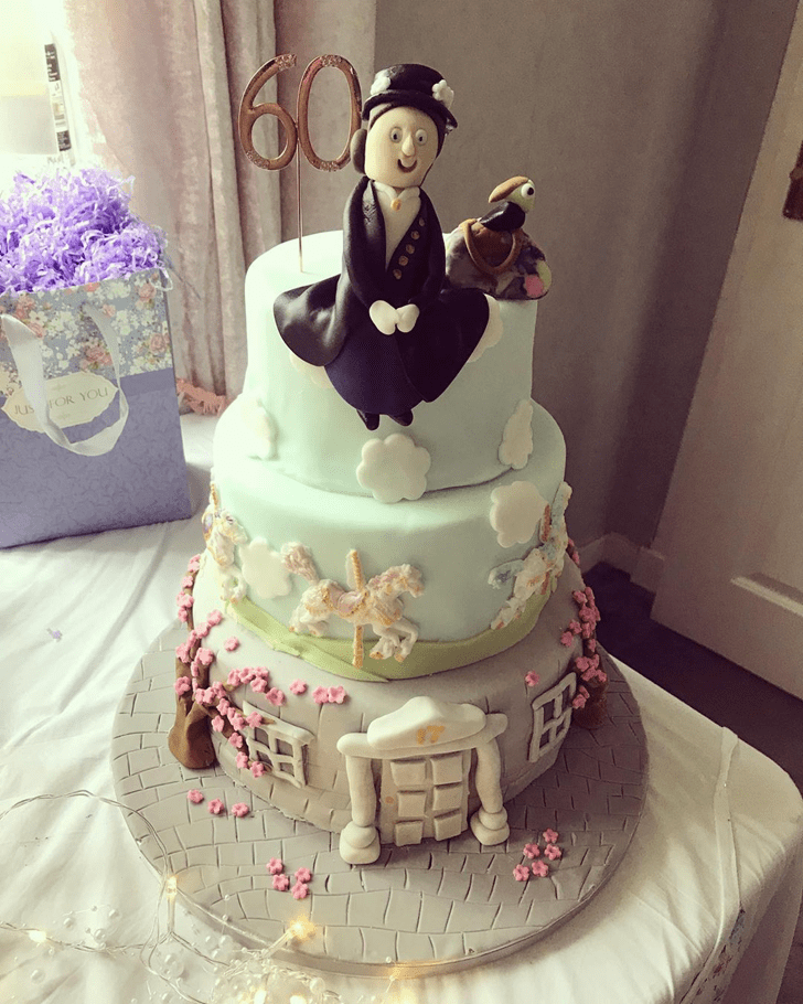 Inviting Mary Poppins Cake