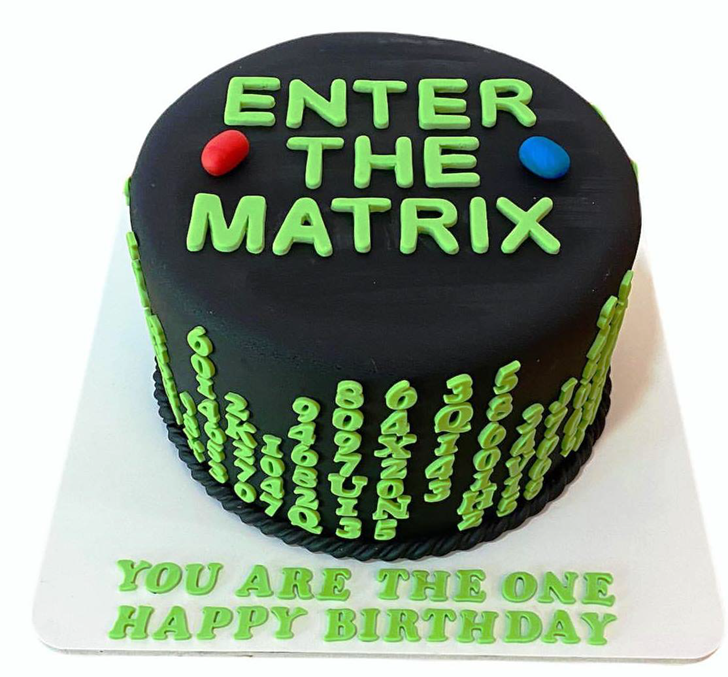 Adorable Matrix Cake