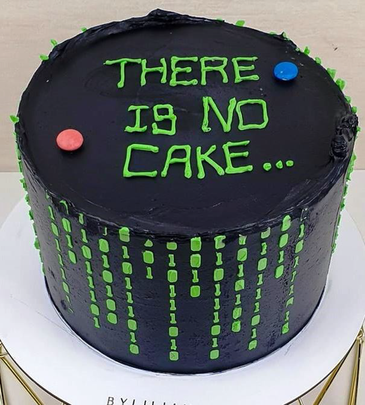 Alluring Matrix Cake