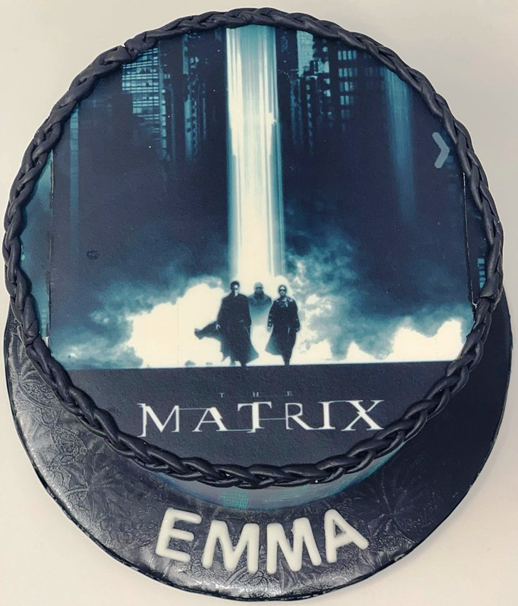 Classy Matrix Cake