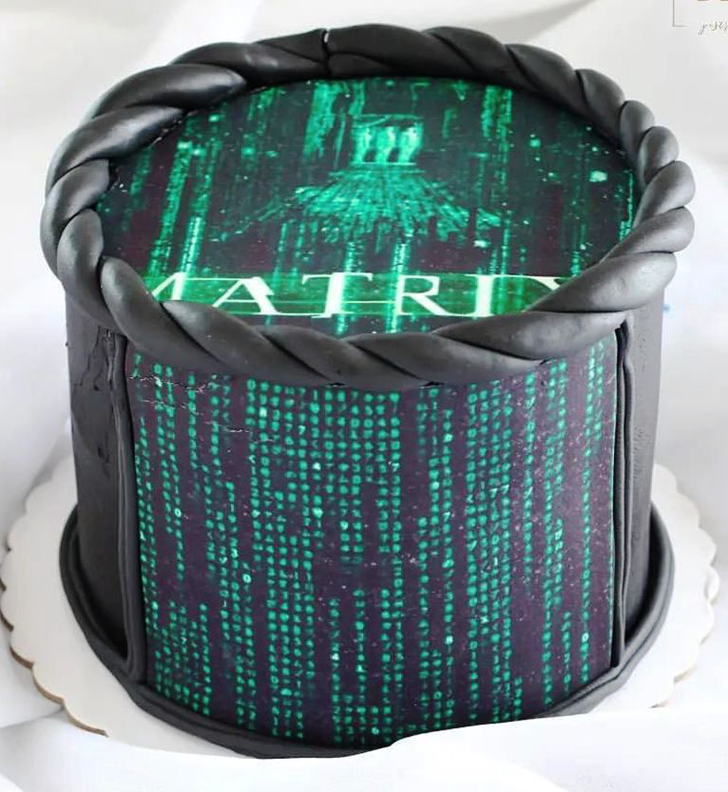 Dazzling Matrix Cake
