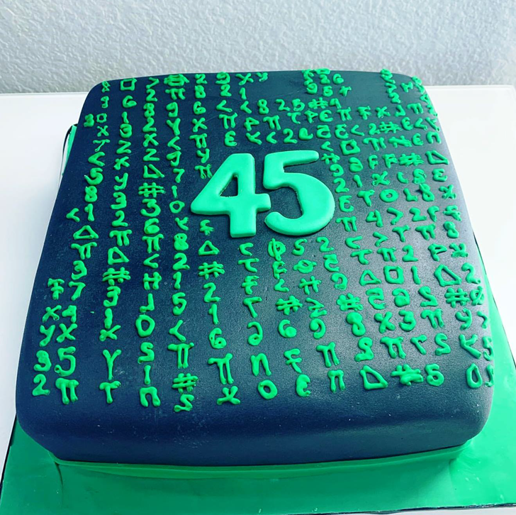 Shapely Matrix Cake