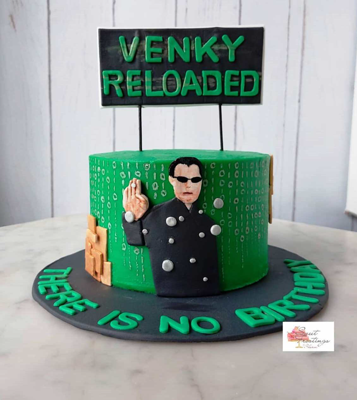 Wonderful Matrix Cake Design