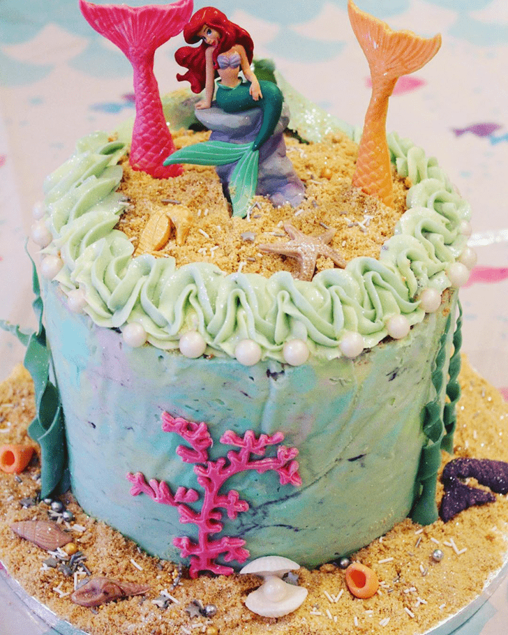 Appealing Mermaid Cake