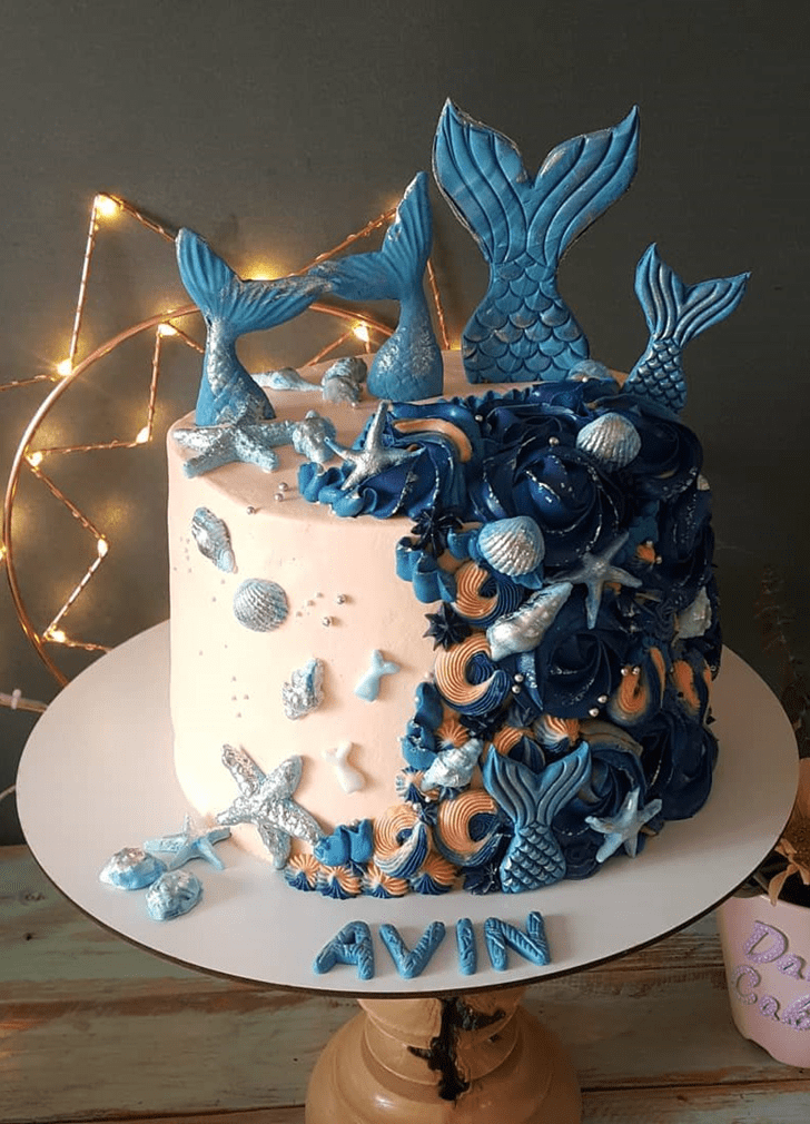 Dazzling Mermaid Cake