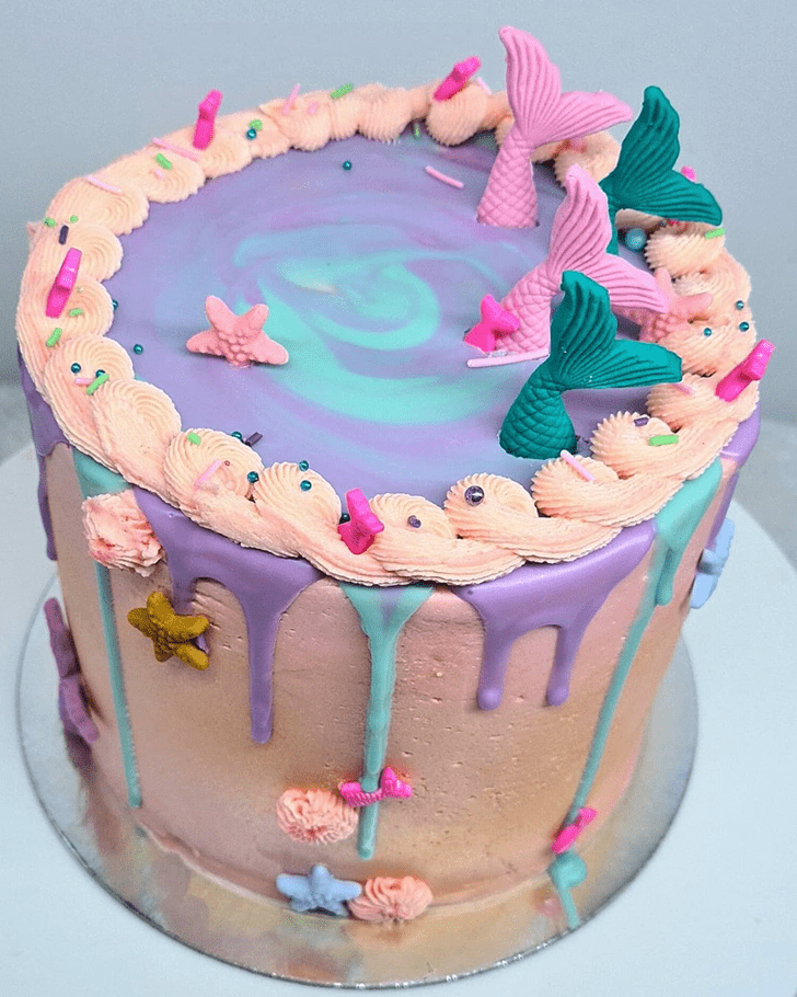 Delightful Mermaid Cake