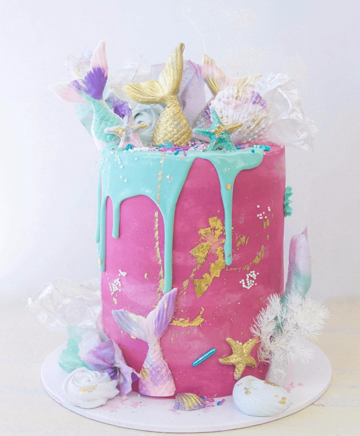 Pretty Mermaid Cake