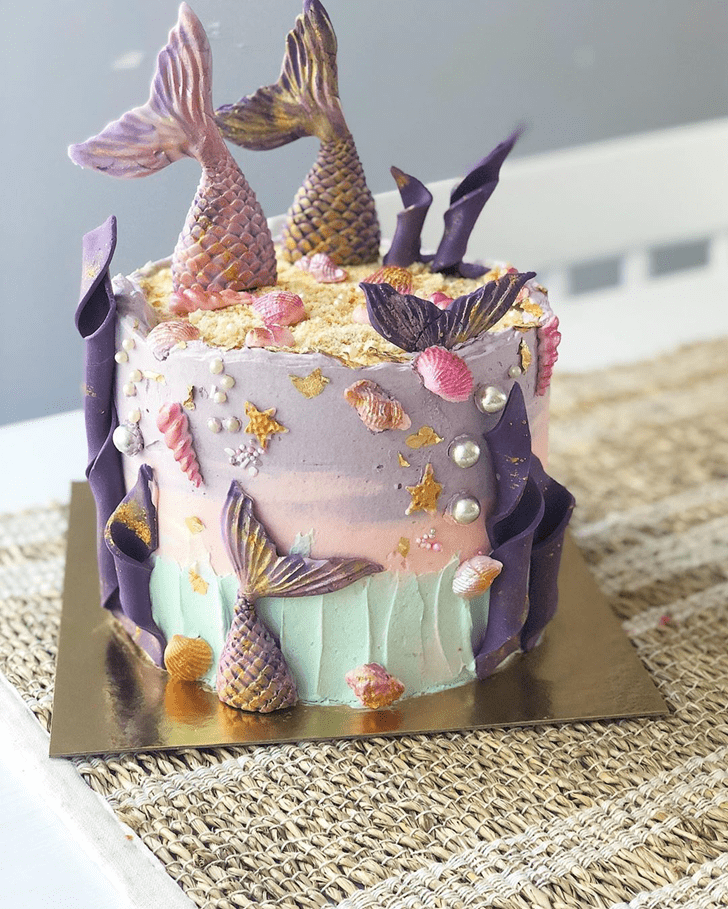 Wonderful Mermaid Cake Design
