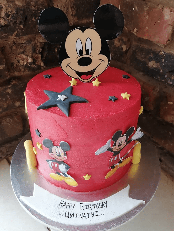 Adorable Micky Mouse Cake