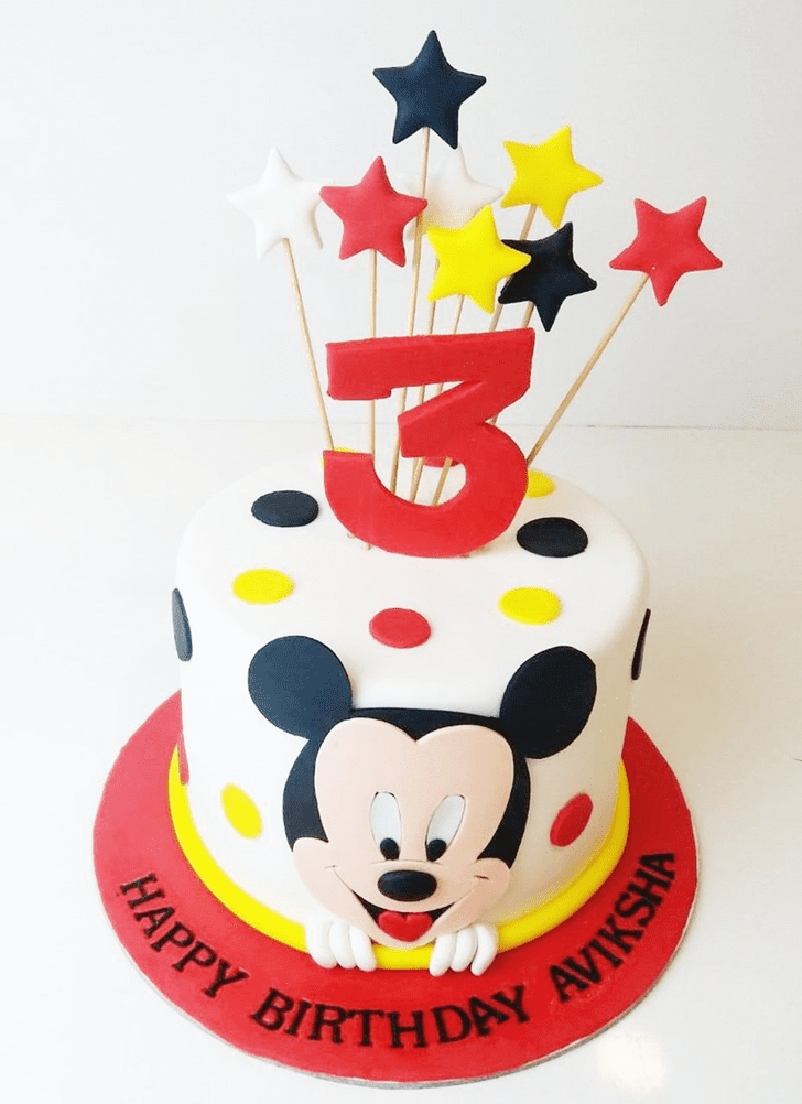 Pretty Micky Mouse Cake